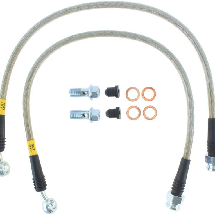 Stoptech 950.62500 - STO950.62500 - StopTech 97-04 Chevrolet Corvette Stainless Steel Rear Brake Line Kit - Shipped in Europe - Tuningsupply.com
