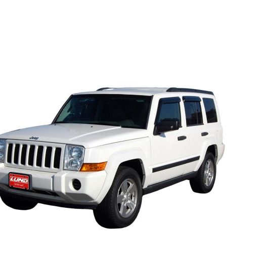 AVS 94117 - AVS94117 - AVS 06-10 Jeep Commander Ventvisor Outside Mount Window Deflectors 4pc - Smoke - Shipped in Europe - Tuningsupply.com