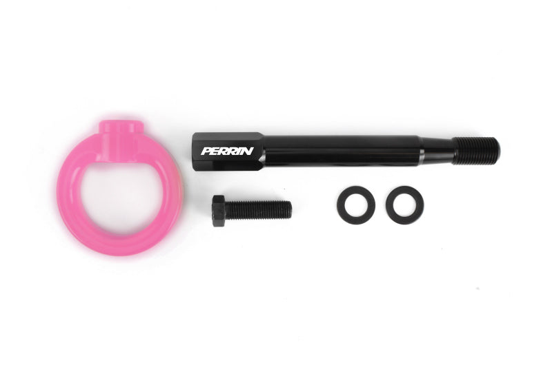 Perrin Performance PSP-BDY-238HP - PERPSP-BDY-238HP - PERRIN 25-26 Subaru Forester (Bse/Ltd-Prem-Spt-Tour Incl. Hybrid/Wldrns) FR Tow Hook Kit - Hyp Pink - Shipped in Europe - Tuningsupply.com