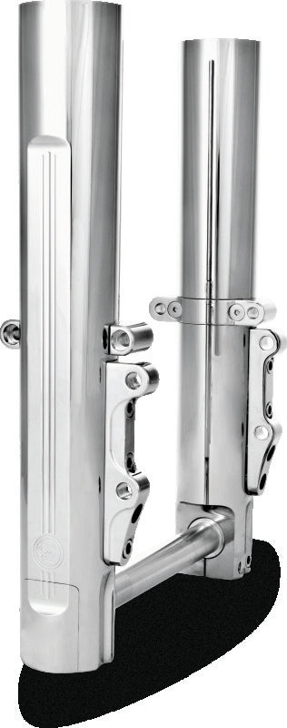 Performance Machine 0208-2096-CH - PFM0208-2096-CH - Performance Machine 14-Up FL Lower Leg Assembly - Chrome - Shipped in Europe - Tuningsupply.com