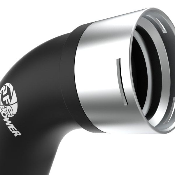 aFe 46-20434-B - AFE46-20434-B - aFe BladeRunner Black 3in Intercooler Hot & Cold Side Pipe Kit 20-21 Jeep Wrangler V6-3.0L (td) - Shipped in Europe - Tuningsupply.com