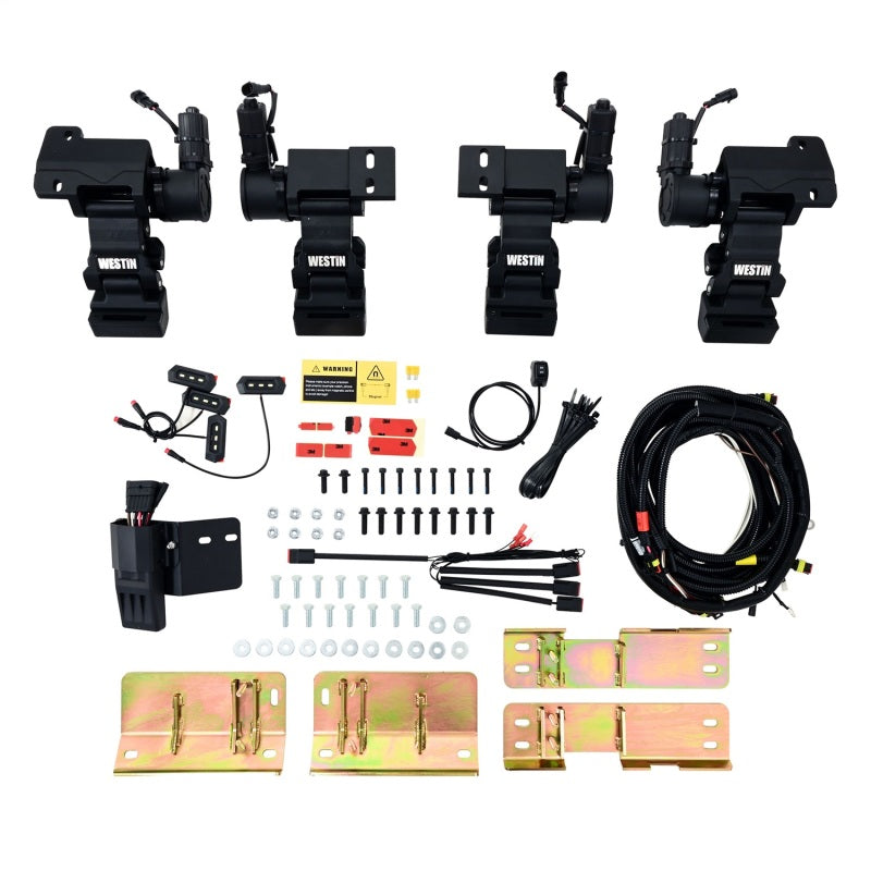 Westin 29-22785 - WES29-22785 - Westin 2024 Toyota Tacoma Double Cab Pro-E Electric Running Boards - Textured Black - Shipped in Europe - Tuningsupply.com