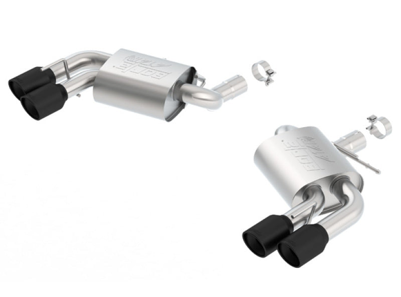 Borla 11921CB - BOR11921CB - Borla 16-18 Chevy Camaro V8 SS AT/MT ATAK Rear Section Exhaust w/o Dual Mode Valves Ceramic Black - Shipped in Europe - Tuningsupply.com