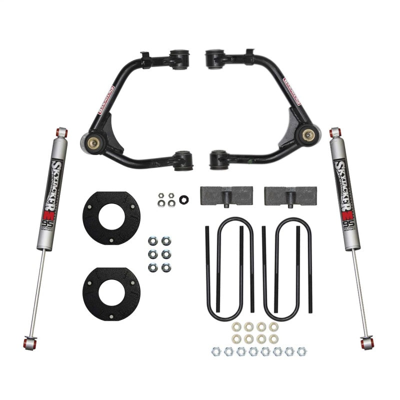 Skyjacker C25350PM - SKYC25350PM - Skyjacker 2025 Chevrolet Silverado 1500 3.5 in. Suspension Lift Kit With M95 Monotube Shocks. - Shipped in Europe - Tuningsupply.com