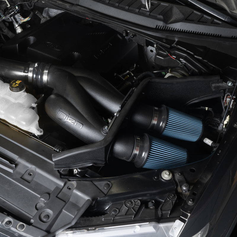 Injen PF9032RB - INJPF9032RB - Injen 15-25 Ford F150 / 18-24 Ford Expedition Midnight Black Power-Flow Air Intake System - Shipped in Europe - Tuningsupply.com
