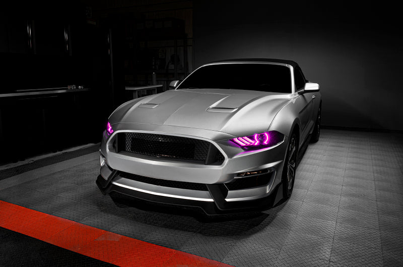 ORACLE Lighting 1446-332 - ORL1446-332 - Oracle 18-21 Ford Mustang Dynamic DRL w/ Halo Kit & Sequential Turn Signal - ColorSHIFT - Shipped in Europe - Tuningsupply.com