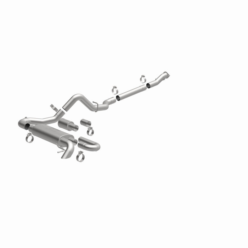 Magnaflow 19559 - MAG19559 - MagnaFlow 2021 Ford Bronco Overland Series Cat-Back Exhaust w/ Single Straight Driver Exit- No Tip - Shipped in Europe - Tuningsupply.com
