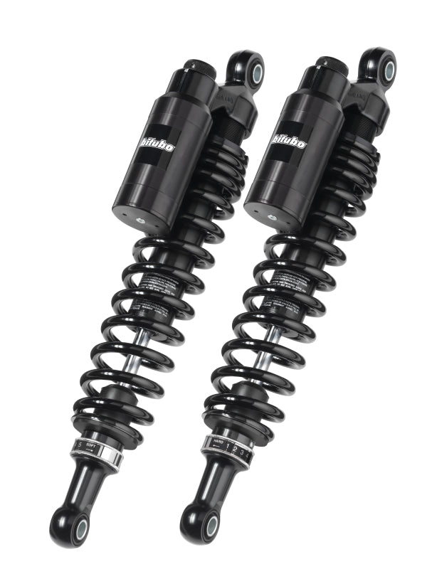Bitubo Suspension HD031WMT02V2 - BITHD031WMT02V2 - Bitubo WMT0 Twinshocks Adj.: Spring Preload, Reb., Comp., Length 356mm, Piggyback Tank, Dk Edition - Shipped in Europe - Tuningsupply.com