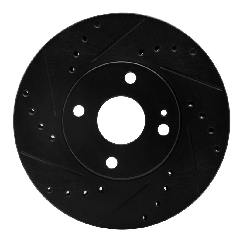 R1 Concepts 633-80030L - RNC633-80030L - R1 94-02 Mazda Miata Front Left Drilled & Slotted Black Brake Rotor - Shipped in Europe - Tuningsupply.com