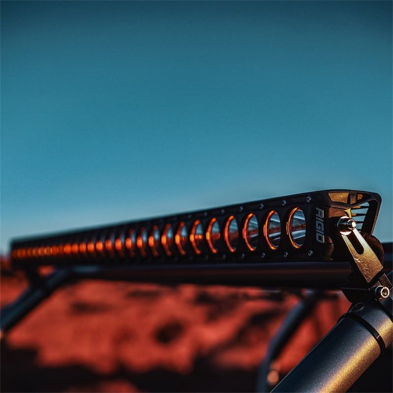 Rigid Industries 411613 - RIG411613 - Rigid Industries Revolve 10in Bar w/Amber Trim Ring - Shipped in Europe - Tuningsupply.com