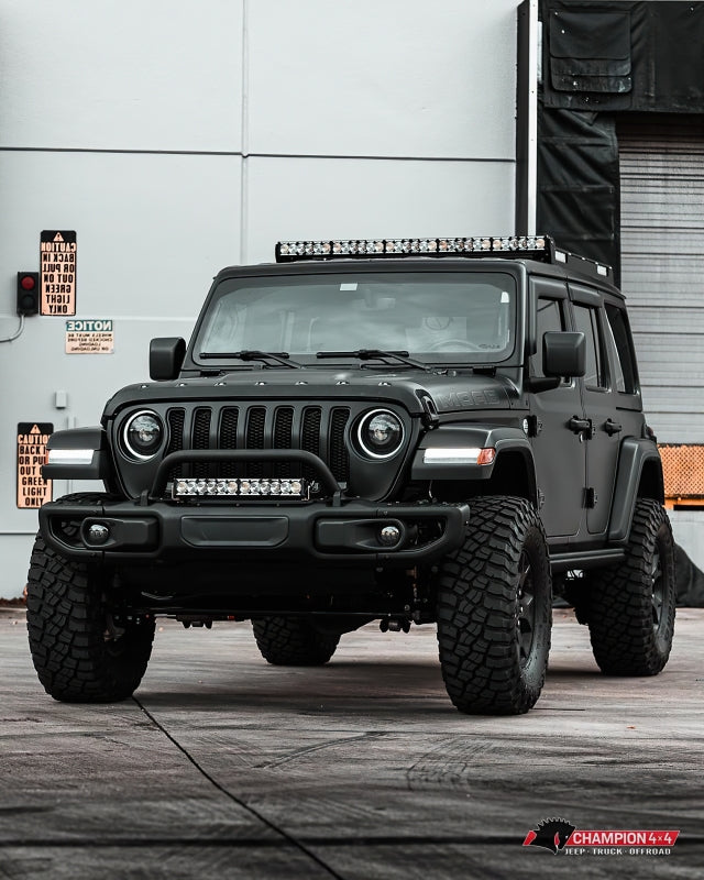 ORACLE Lighting 5839-504-PSC - ORL5839-504-PSC - Oracle Oculus Bi-LED Projector Headlights for Jeep JL/Gladiator JT Satin Silver 5500K - Shipped in Europe - Tuningsupply.com
