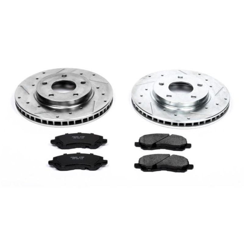 PowerStop K2992 - PSBK2992 - Power Stop 07-12 Dodge Caliber Front Z23 Evolution Sport Brake Kit - Shipped in Europe - Tuningsupply.com
