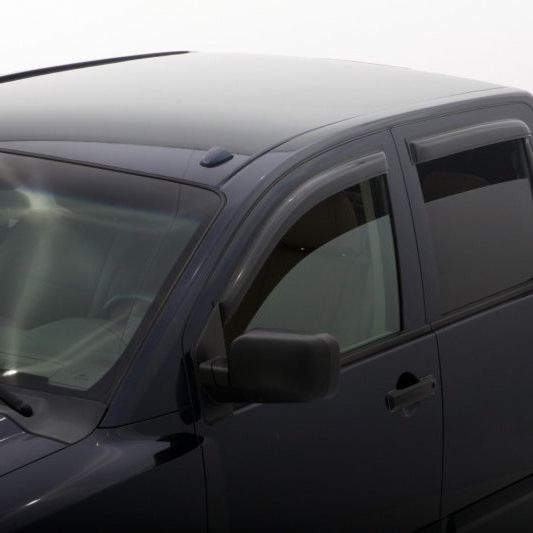 AVS 94858 - AVS94858 - AVS 04-15 Nissan Titan Crew Cab Ventvisor Outside Mount Window Deflectors 4pc - Smoke - Shipped in Europe - Tuningsupply.com