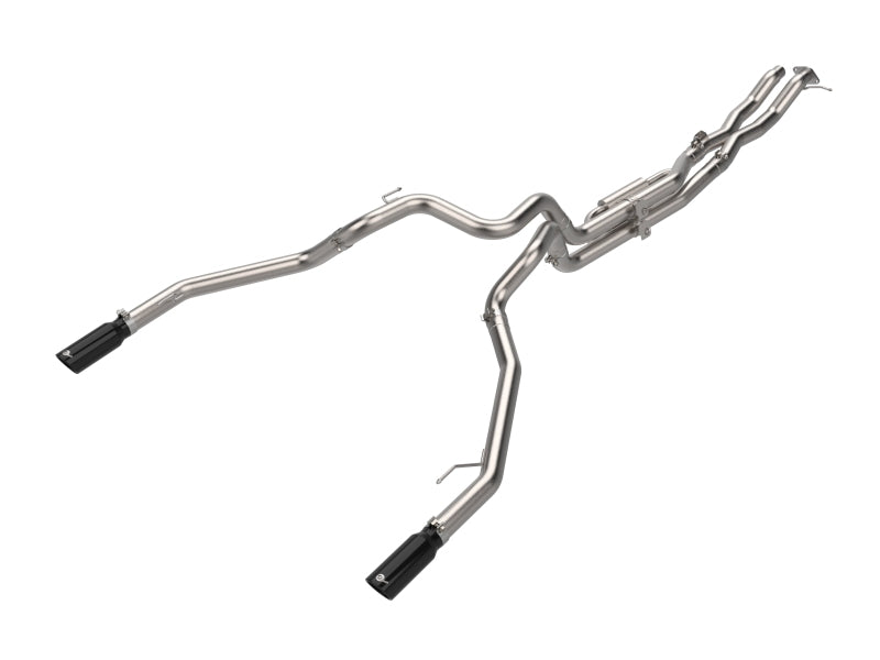 aFe 49-33152-B - AFE49-33152-B - aFe Vulcan Series 3in 304SS Cat-Back Exhaust 24-25 Ford Ranger Raptor V6-3.0L (tt) w/ Black Tips - Shipped in Europe - Tuningsupply.com
