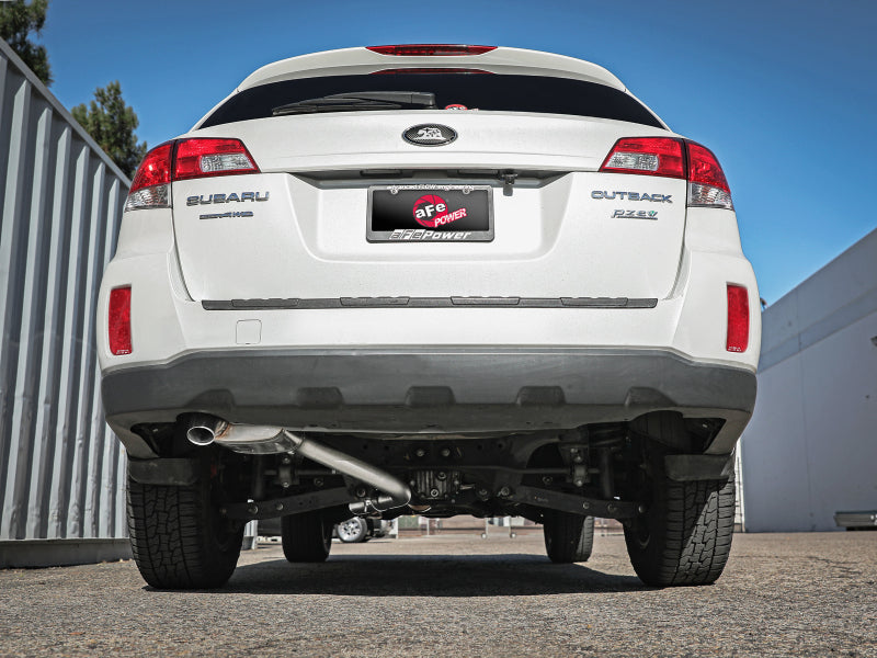 aFe 49-36806 - AFE49-36806 - aFe POWER Takeda 2.25 to 2.5in 304SS Cat-Back Exhaust 10-14 Subaru Outback H4-2.5L - Shipped in Europe - Tuningsupply.com