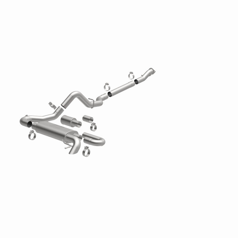 Magnaflow 19559 - MAG19559 - MagnaFlow 2021 Ford Bronco Overland Series Cat-Back Exhaust w/ Single Straight Driver Exit- No Tip - Shipped in Europe - Tuningsupply.com