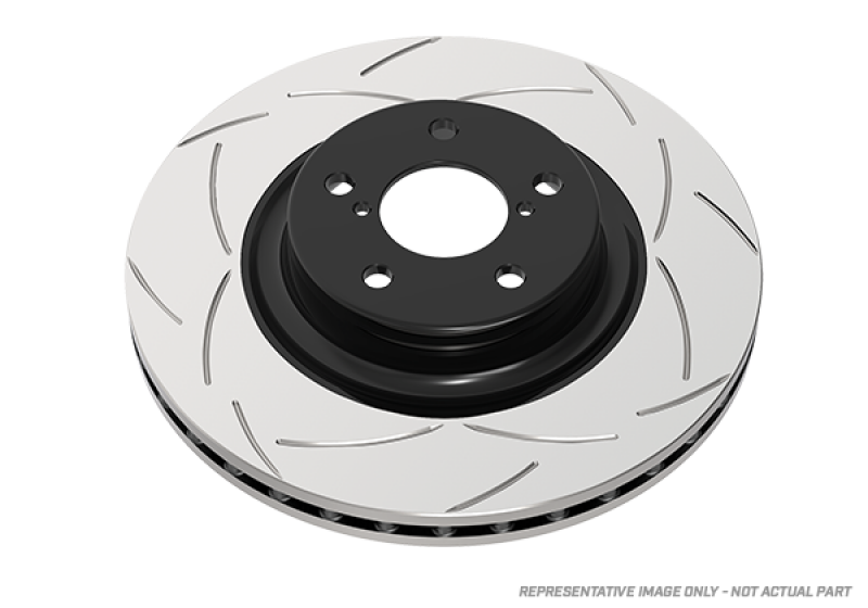 DBA DBA2225S - DBADBA2225S - DBA 08-15 Mitsubishi EVO X Street T2 Slotted Rear Brake Rotor - Shipped in Europe - Tuningsupply.com
