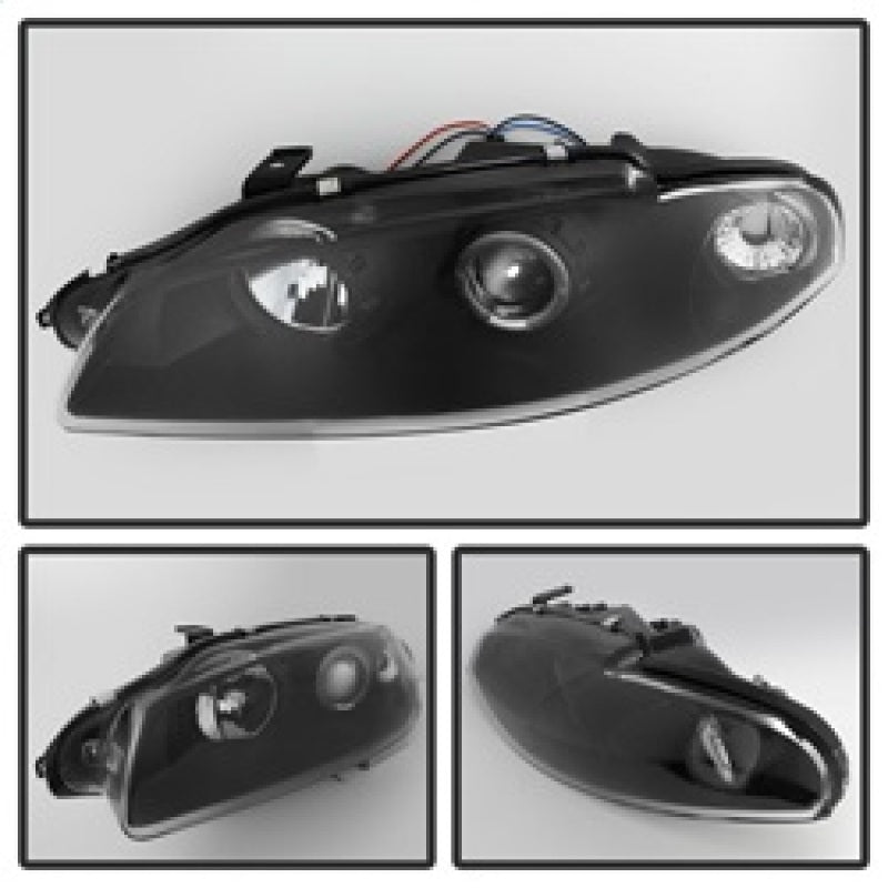 SPYDER 5011473 - SPY5011473 - Spyder Mitsubishi Eclipse 97-99 Projector Headlights LED Halo Black High H1 Low H1 PRO-YD-ME97-HL-BK - Shipped in Europe - Tuningsupply.com