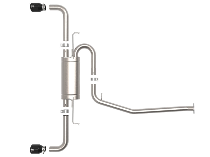 aFe 49-36053-B - AFE49-36053-B - aFe POWER Takeda 19-21 Toyota RAV4 L4-2.5L 304SS CB Exhaust w/ Black Tips - Shipped in Europe - Tuningsupply.com
