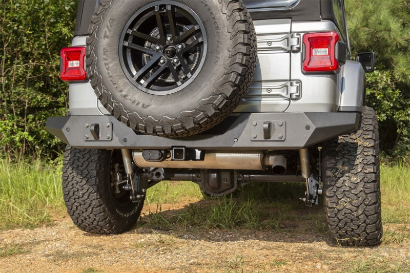 Rugged Ridge 11548.51 - RUG11548.51 - Rugged Ridge Spartan Rear Bumper Full Width 18-20 Jeep Wrangler JL - Shipped in Europe - Tuningsupply.com