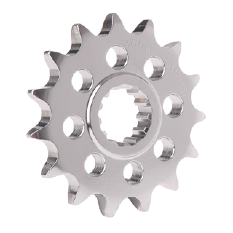 Vortex Racing 3487-17 - VTX3487-17 - Vortex Racing Steel Front Sprocket 520 17 Tooth- Silver - Shipped in Europe - Tuningsupply.com