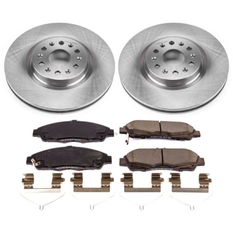 PowerStop KOE7883 - PSBKOE7883 - Power Stop 17-18 Cadillac XT5 Front Autospecialty Brake Kit - Shipped in Europe - Tuningsupply.com