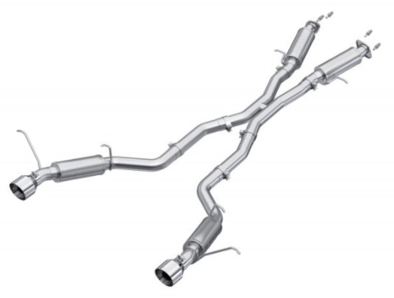MBRP PS5525AL - MBRPS5525AL - MBRP 2012+ Jeep Grand Cherokee SRT 6.4L 3in Dual Rear Exit Aluminized Catback Exhaust - T304 Tips - Shipped in Europe - Tuningsupply.com