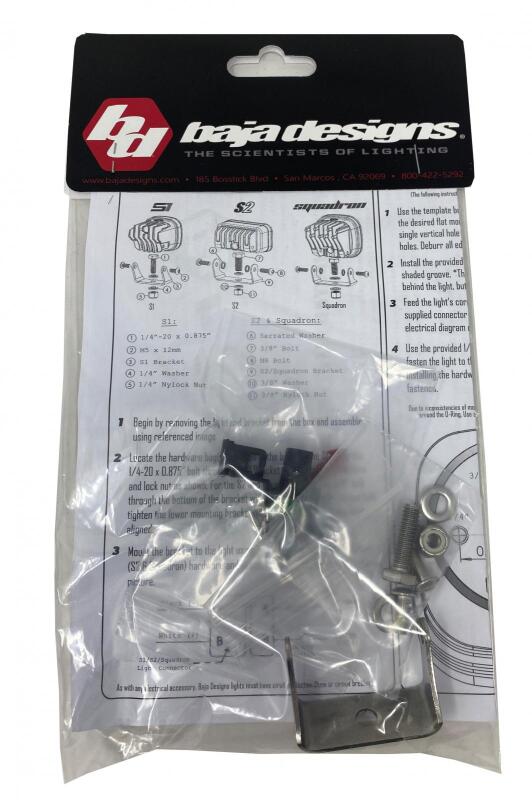 Baja Designs 660309 - BAJ660309 - Baja Designs S1 Series Mounting Bracket - Single - Shipped in Europe - Tuningsupply.com