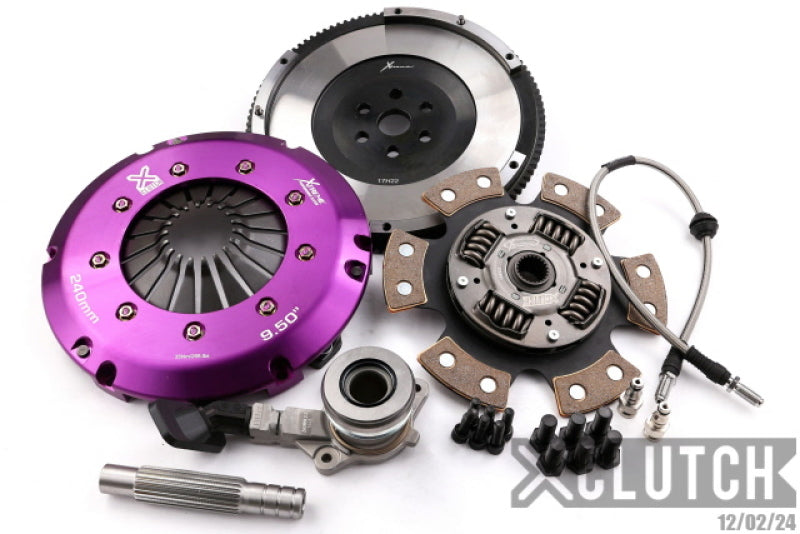 XCLUTCH XKFD24640-1R - XCLXKFD24640-1R - XClutch 13-18 Ford Focus ST 2.0L Stage 2R Extra HD Sprung Ceramic Clutch Kit - Shipped in Europe - Tuningsupply.com