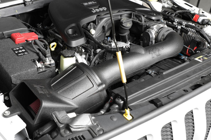 K&N Engineering 63-1576 - KNN63-1576 - K&N 2018 Jeep Wrangler JL V6-3.6L F/I AirCharger Performance Intake - Shipped in Europe - Tuningsupply.com
