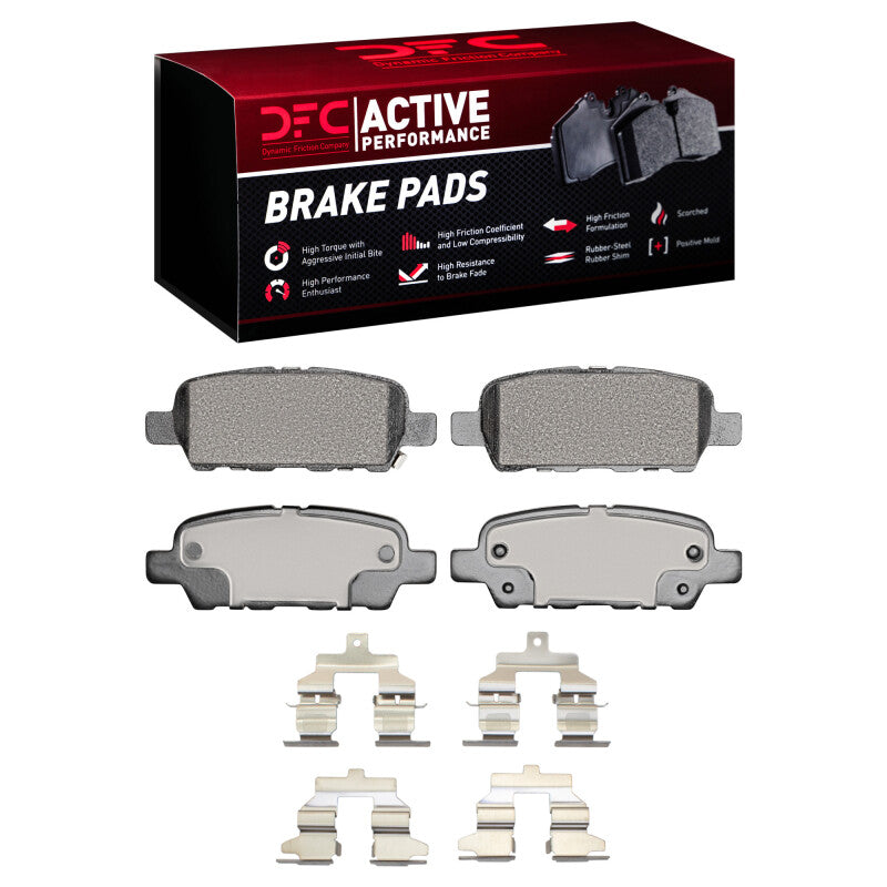 DFC 1115-0905-01 - DFC1115-0905-01 - DFC 02-25 Nissan Juke Rear Active Performance Pads and Hardware Kit - Shipped in Europe - Tuningsupply.com