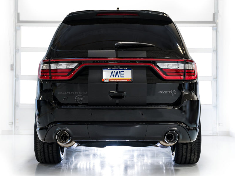 AWE Tuning 3015-32952 - AWE3015-32952 - AWE Tuning 18-23 Dodge Durango SRT & Hellcat Touring Edition Exhaust - Chrome Silver Tips - Shipped in Europe - Tuningsupply.com