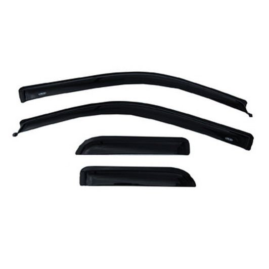 AVS 94738 - AVS94738 - AVS 04-14 Ford F-150 Supercab Ventvisor Outside Mount Window Deflectors 4pc - Smoke - Shipped in Europe - Tuningsupply.com
