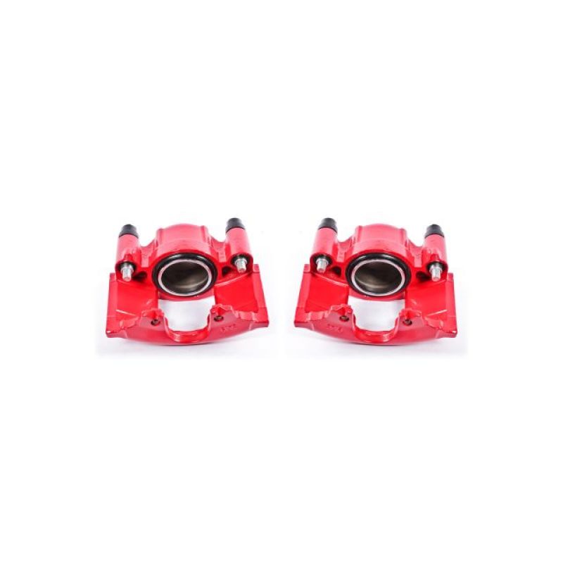 PowerStop S4299 - PSBS4299 - Power Stop 90-93 Cadillac Commercial Chassis Front Red Calipers w/o Brackets - Pair - Shipped in Europe - Tuningsupply.com