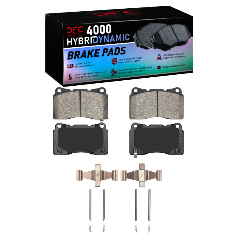 DFC - DFC4000-1001-01 - DFC 03-20 Subaru WRX STI Front 4000 HybriDynamic Brake Pads and Hardware Kit - Shipped in Europe - Tuningsupply.com