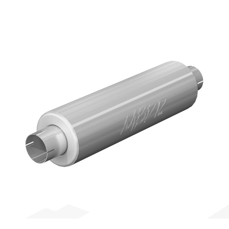 MBRP PGP120809 - MBRPGP120809 - MBRP Universal 3in ID Inlet/Outlet 26in Single AL Mild Tone Muffler (NO DROPSHIP) - Shipped in Europe - Tuningsupply.com
