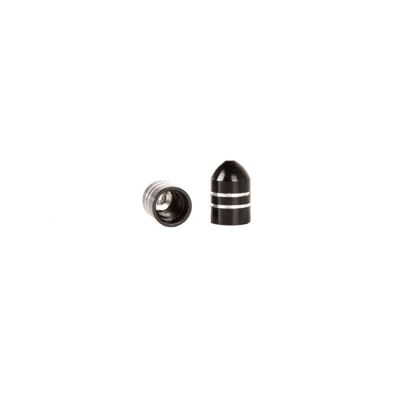 Rugged Ridge 16715.26 - RUG16715.26 - Rugged Ridge Valve Stem Cap Aluminum Black 5 Pack - Shipped in Europe - Tuningsupply.com