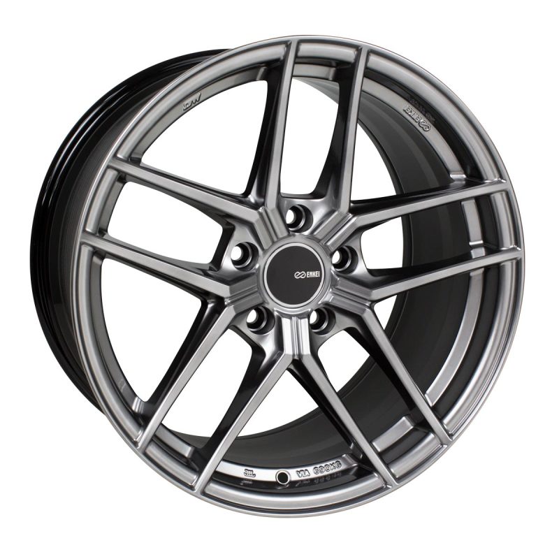 Enkei 498-985-6535HS - ENK498-985-6535HS - Enkei TY5 19x8.5 5x114.3 35mm Offset 72.6mm Bore Hyper Silver Wheel - Shipped in Europe - Tuningsupply.com