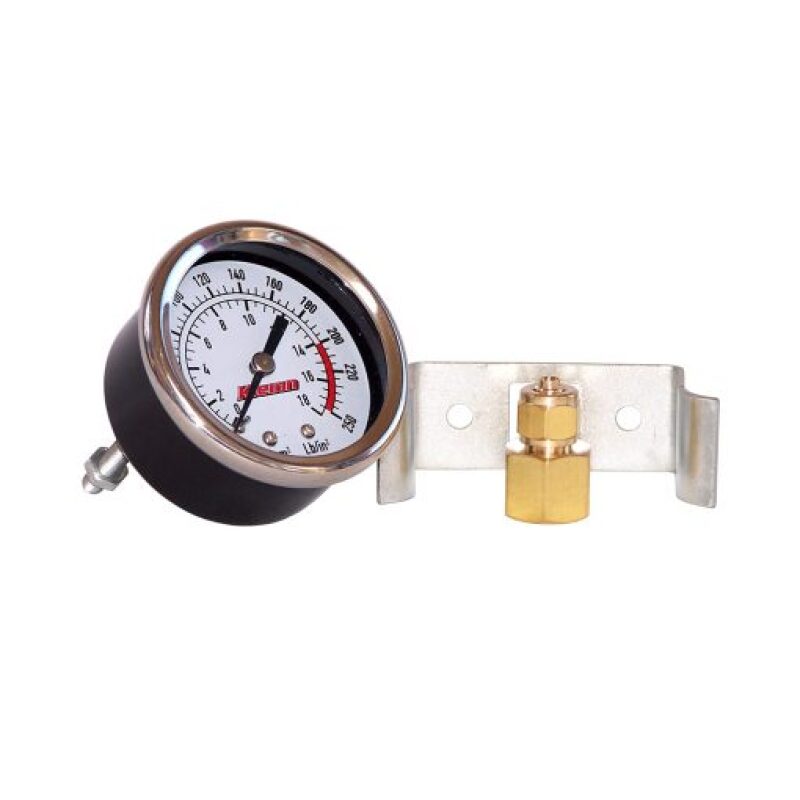 Kleinn Air Horns 1021 - KLE1021 - Kleinn Dash Mount Analog Air Pressure Gauge/ 0-250 PSI - 1/4In M NPT Inlet - Shipped in Europe - Tuningsupply.com