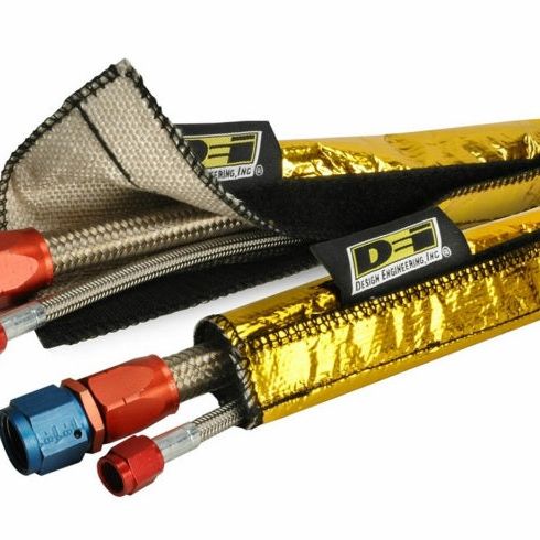 DEI 10924 - DEI10924 - DEI Heat Shroud Gold 2in to 2.5in x 36in - Shipped in Europe - Tuningsupply.com