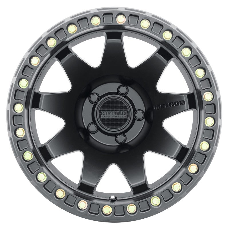 Method Wheels - MRWMR10879050544B - Method MR108 17x9 -44mm Offset 5x5 71.5mm CB Matte Black w/BH-H24125-38 Wheel - Shipped in Europe - Tuningsupply.com