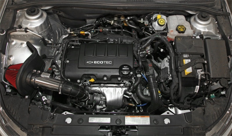 Spectre 9044 - SPE9044 - Spectre 11-15 Chevy Cruze 1.4L Air Intake Kit - Polished w/Red Filter - Shipped in Europe - Tuningsupply.com