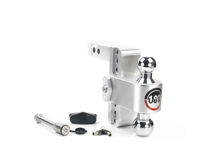 Weigh Safe CTB6-2-KA - WEICTB6-2-KA - Weigh Safe 180 Hitch 6in Drop Hitch & 2in Shank (10K/12.5K GTWR) w/WS05 - Aluminum - Shipped in Europe - Tuningsupply.com