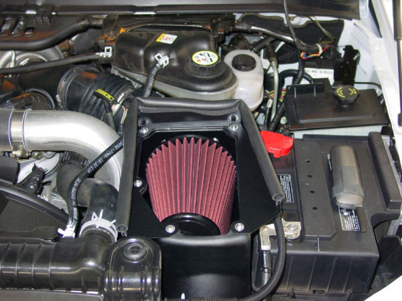Airaid 400-131-1 - AIR400-131-1 - Airaid 03-07 Ford Power Stroke 6.0L Diesel MXP Intake System w/o Tube (Oiled / Red Media) - Shipped in Europe - Tuningsupply.com