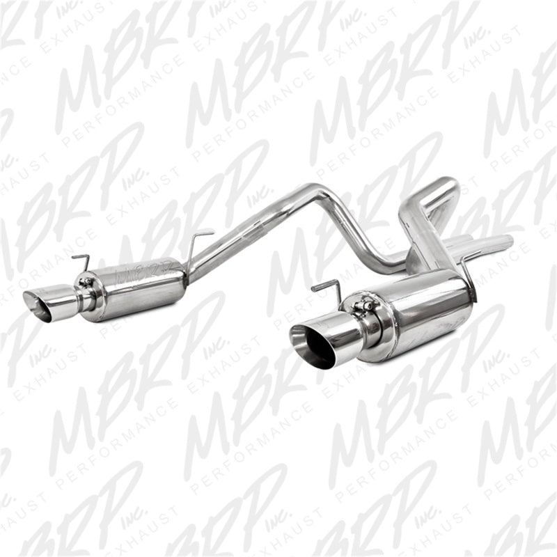 MBRP PS7269409 - MBRPS7269409 - MBRP 05-09 Ford Shelby GT500 / GT Dual Split Rear Street Version 4in Tips T409 Exhaust System - Shipped in Europe - Tuningsupply.com