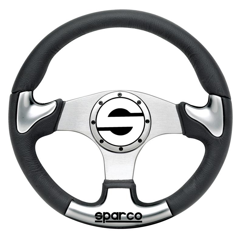 SPARCO 015THPUGR345 - SPA015THPUGR345 - Sparco Steering Wheel P 222 Silver - Shipped in Europe - Tuningsupply.com