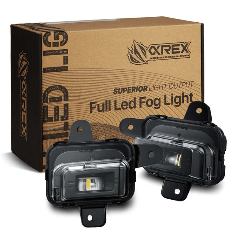 AlphaRex 210021 - ARX210021 - AlphaRex 22-25 GMC Sierra 1500 LED Fog Lights - White/Amber - Shipped in Europe - Tuningsupply.com