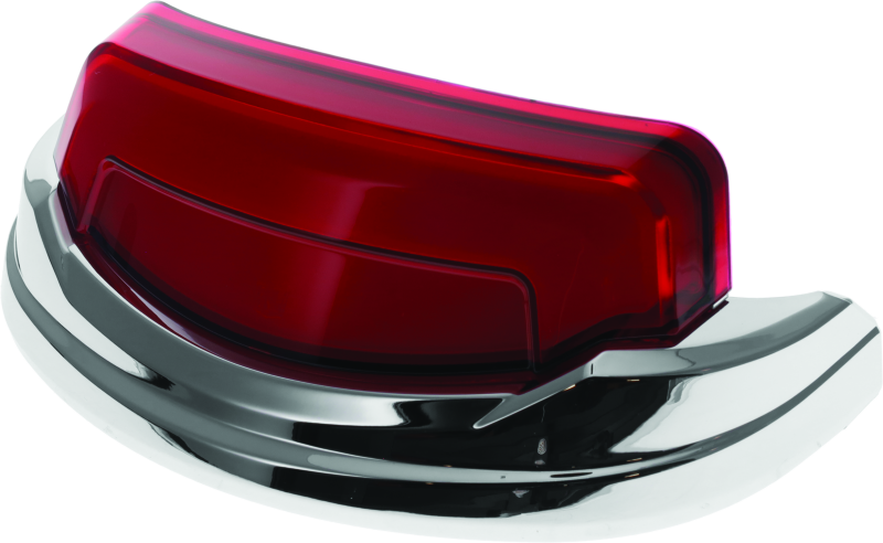 Kuryakyn 2966 - KUR2966 - Kuryakyn Tracer Rear Fender Tip Light Chrome Red Lens - Shipped in Europe - Tuningsupply.com