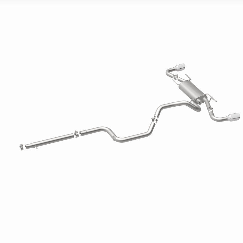 Magnaflow 15146 - MAG15146 - MagnaFlow 10-12 Mazda 3 L4 2.5L Hatchback Split Rear Exit Stainless Cat Back Performance Exhaust - Shipped in Europe - Tuningsupply.com