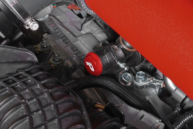 Perrin Performance PSP-BRK-300RD - PERPSP-BRK-300RD - PERRIN 05-21 Subaru STI / 06-25 WRX / 05-09 LGT/OBXT Clutch Delay Valve Delete - Red - Shipped in Europe - Tuningsupply.com